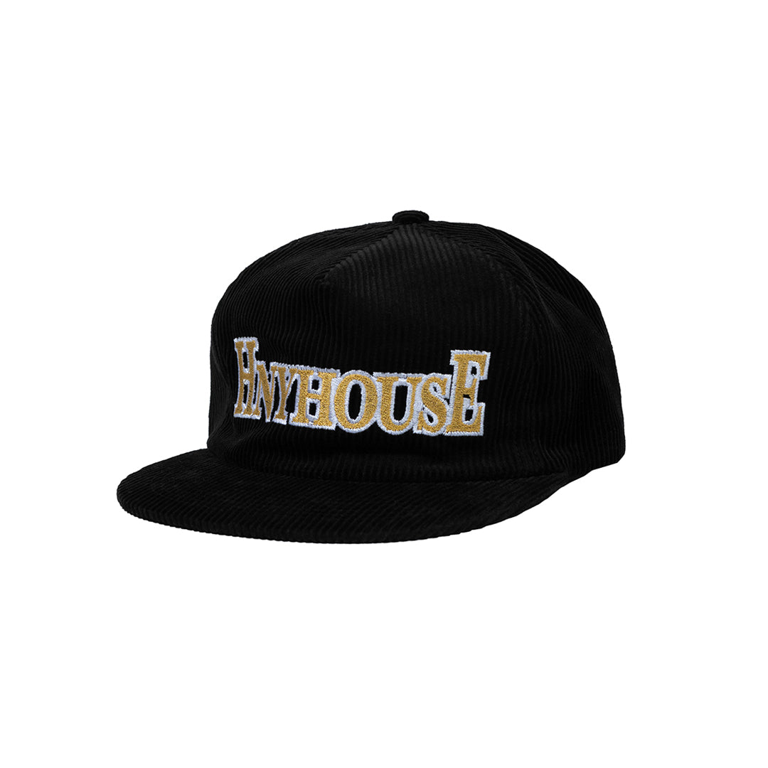 HOUSE CORDUROY 5P CAP BLACK