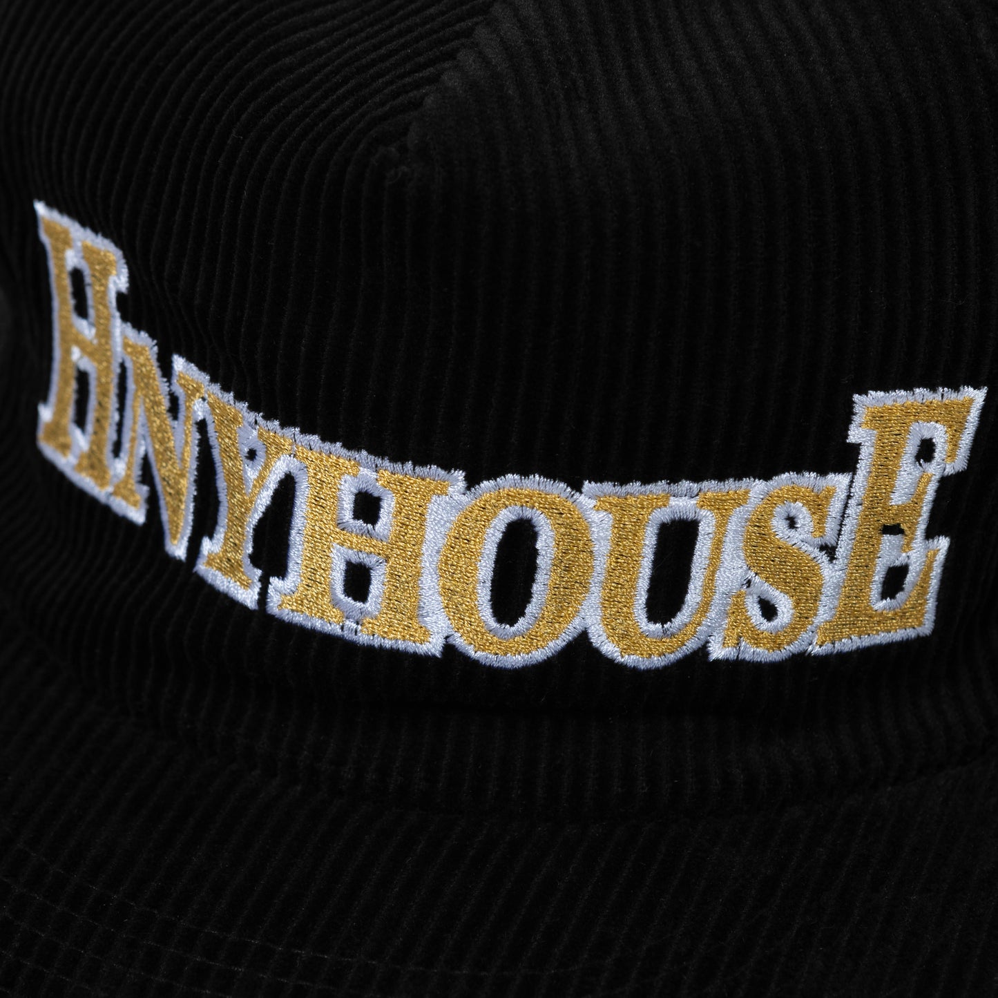 HOUSE CORDUROY 5P CAP BLACK