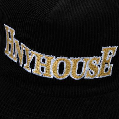 HOUSE CORDUROY 5P CAP BLACK