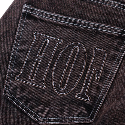 HONEY STITCH DENIM BROWN