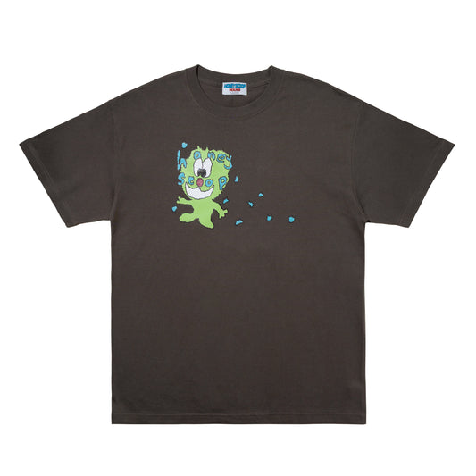 HAPPY MONSTER TEE CHARCOAL